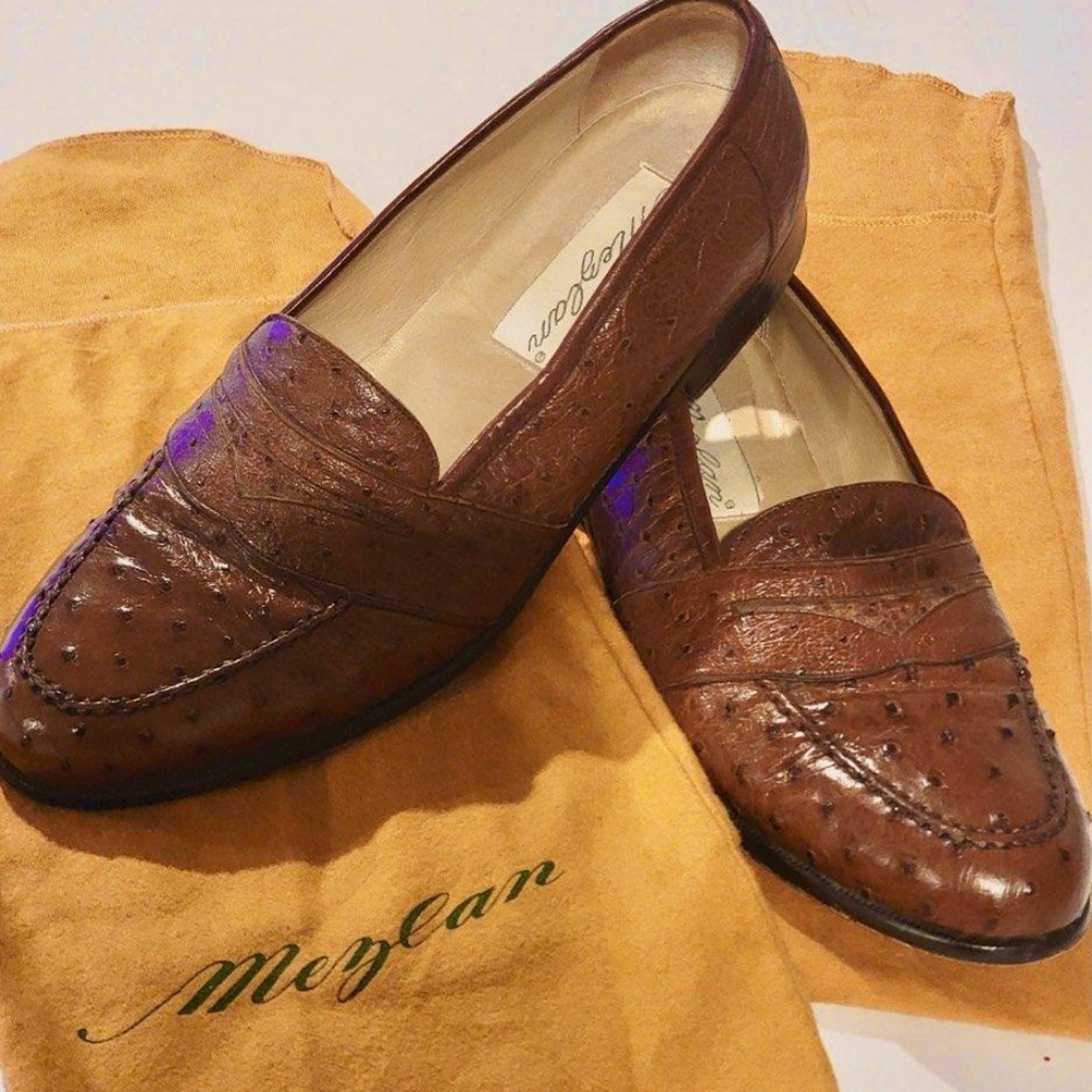 Men's Mezlan Genuine Ostrich Loafers